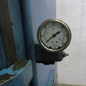 15 Ton,Hannifin#F-150, hyd press,16" str,22 open DL,10 throat,palm buttons,22 x 19 bed