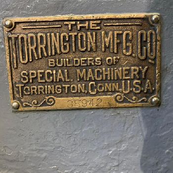 No. 4Torrington, automatic spring coiler, #10400