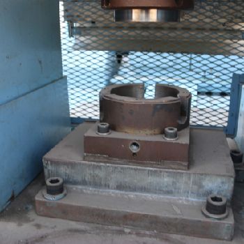 360 Ton,HME Rhodes#K360, minting/coining press,2.125" stroke,17 x 19-1/2 bed,#70429