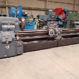 22.5" x 120Monarch, 1.5 spindle bore, #5MT, 440 V., 3-phase, engine lathe