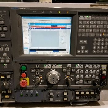Okuma#CAPTAIN-L370MW, 20.8" sw,8 chuck,2.44 bar, collet chucks, 20 HP, OSP-P100, 2006