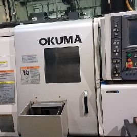 Okuma#CAPTAIN-L370MW, 20.8" sw,8 chuck,2.44 bar, collet chucks, 20 HP, OSP-P100, 2006