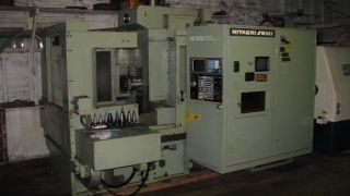 Hitachi-Seiki#HC400, 20" X,18 Y,18 Z,Fanuc 15M,30 ATC,6000 RPM,taper,conveyor,â€™90