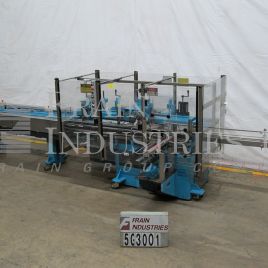 Jones#CMV6, semi-automatic, continuous motion, vertical tuck cartoner, 40-120 cartons/minute (4 available)