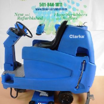 ClarkeBoost #32, rider floor scrubber, refurb w/new batteries, charger