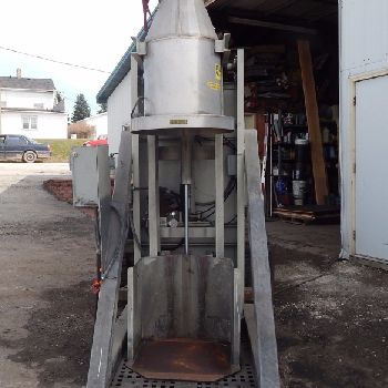 NationalBulk hydraulic barrel tipper, used