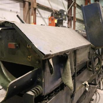 Giant#GT-39, 39 cu.ft., 180" L x 22 W, vibratory tub parts finishing tumbler, #10646