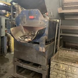 Giant#GT-39, 39 cu.ft., 180" L x 22 W, vibratory tub parts finishing tumbler, #10646