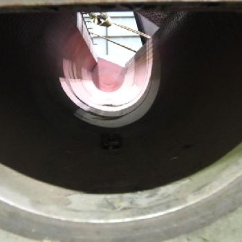 Giant#GT-39, 39 cu.ft., 180" L x 22 W, vibratory tub parts finishing tumbler, #10646