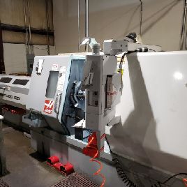 Haas#TL-25, 16x34",3.5 bore,30HP,3400 RPM,12 tool,live,sub,preset,collet + 5 chuck,’06