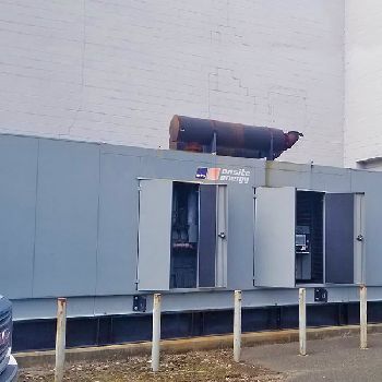 750 KWMTU, 480 V., Tier 2, enclosure, base tank, 241 hours, 2008, #6667