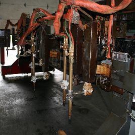 Messer#TITAN-10/8L, oxygen cutting system, 10â€™ x 25â€™, MG Hypertherm Navigator CNC, dual hi-lo, RS 232, 1998