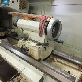 Weiler#E70, 28.3" sw,72 centers,3-Jaw 20 chuck,QC toolpost,live center,15 HP,6MT,flood clnt.
