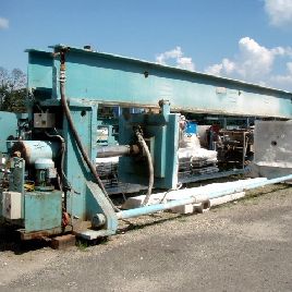 51"Edwards &amp; Jones, poly, 75 cu.ft.,1700 sq.ft.filter area,(100) recessed overhead suspended plates,PLC controls,#32521