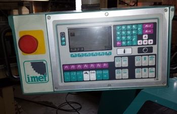 4.75"KMT#CT350A-NC, auto,non-ferrous,NC control,3600 RPM,14 blade,mitre,3HP,’06,#9605