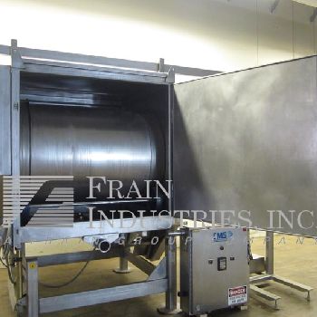 CMS/ Spray Dynamics #WH4860CP, continuous, Stainless Steel, coating drum, 72" long x 48 ID coating cylinder