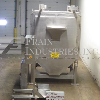 CMS/ Spray Dynamics #WH4860CP, continuous, Stainless Steel, coating drum, 72" long x 48 ID coating cylinder