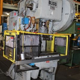 60 toneladas, Bliss # C60, 4 "str, 14.25 SH, embrague de aire y freno, s / n # H60259, 1968, # 154007