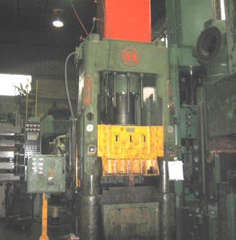 250 Ton,HPM#CU-2, housing type,downstroke hyd press,18" str,36 DL,36 x 36 bed,#21550