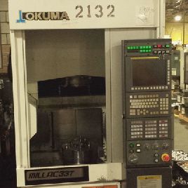 Okuma # MILLAC-33T, máquina multitarea vertical, Fanuc 31i-Modelo A, 2014