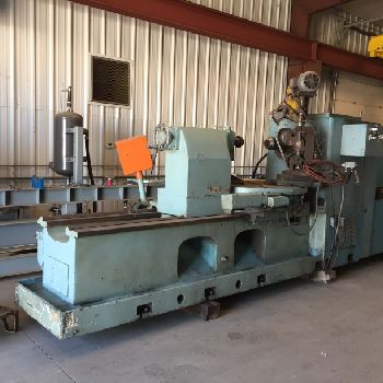 LansingBall Lathe, 38" ball diameter, 75 centers, 50 HP AC, 3 polishing belt