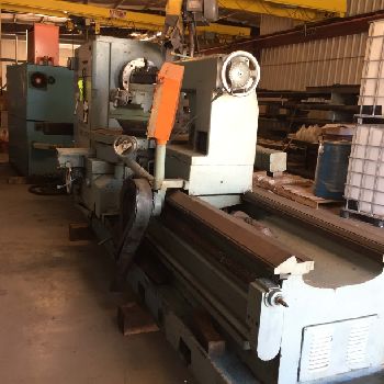 LansingBall Lathe, 38" ball diameter, 75 centers, 50 HP AC, 3 polishing belt