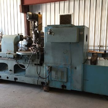 LansingBall Lathe, 38" ball diameter, 75 centers, 50 HP AC, 3 polishing belt