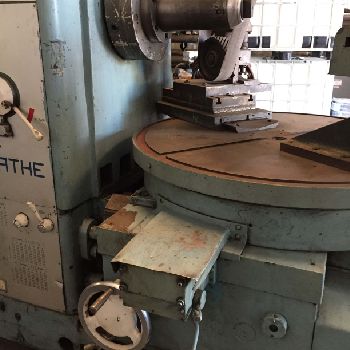 LansingBall Lathe, 38" ball diameter, 75 centers, 50 HP AC, 3 polishing belt