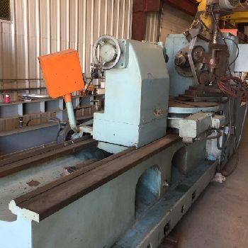 LansingBall Lathe, 38" ball diameter, 75 centers, 50 HP AC, 3 polishing belt