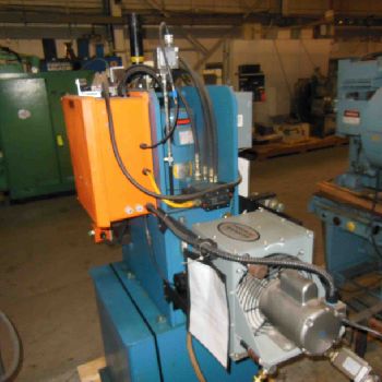 10 Ton,Neff#D12-5M, C-frame down acting hydraulic press, 7" str, 18 DL, 7 thr, 18 x 14 bed, 1997, #7256