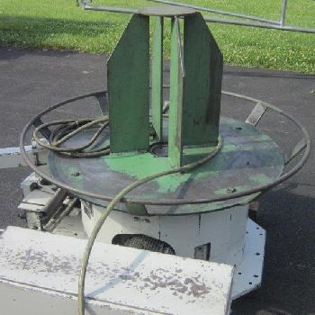 Wafios#AHL-41Dpower uncoiler, dancer arm,3300 lb load cap,0-80 RPM,42" plate dia