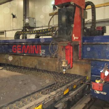 Ficep#GEMINI-324PG, 10â€™ x 40â€™,15 HP Drill, HPR260XD Plasma Bevel Head, 2014 #28489
