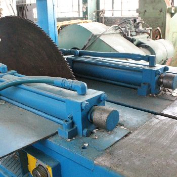 16" x 40Trennjaeger#LKH420/1000, 52 blade,cold saw,hz/vt clamping cylinders,#18841