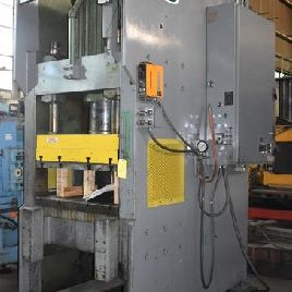 300 Ton,Greenerd#HCT-300, hydraulic press, adjustable stroke, 40 x 32 T slotted bolster plates on slide &amp; bed, #28816