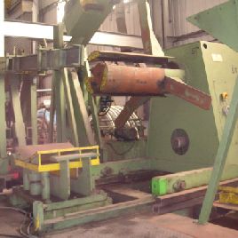 50 toneladas, Bruck, 24 "x .075 x12000 lb. Bobina a la línea de perforación de la bobina, nivelador, prensa, cizalla