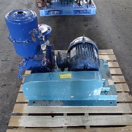 33 CFM, Kinney # KD-30, 33 cfm auf Wagen mit 3 PS, 400 V XP-Motor, Seriennummer 82-1137-H5215-3, Nr. 45791