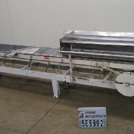 18" wide x 19’ long,LMC(Lewis M Carter), vibratory, sizing, separation and feed conveyor system