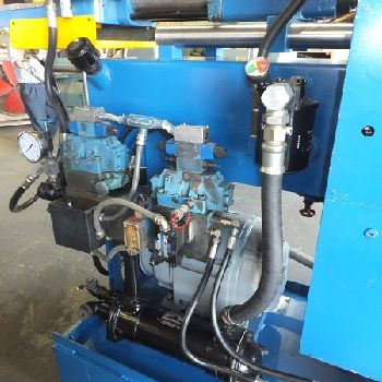 Impco#B13-25, blow molder,2" extruder,single head,340 gram capacity,13 W platen,30 HP