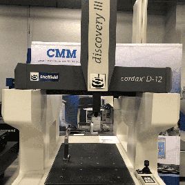 Sheffield#DISCOVERY-III-D12, 20" X,36 Y,16 Z,SMP DCC,TesaStar probe,PC-DMIS CAD,’11
