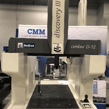 Sheffield#DISCOVERY-III-D12, 20" X,36 Y,16 Z,SMP DCC,TesaStar probe,PC-DMIS CAD,’11