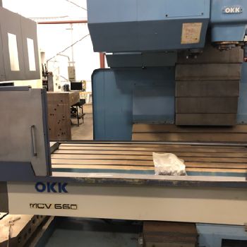 OKK#MCV-660, 24 ATC, 59.8" X,25.9 Y,25.9 Z, 6k RPM, 66.9 x 25.6 table., Neomatic, (2 available)