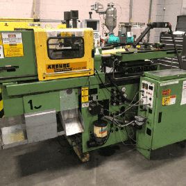 28 tonnes, 0,9 oz., ArburgAllrounder n ° 221-55-250, horizontal, vis 20mm, 1990, n ° 11129