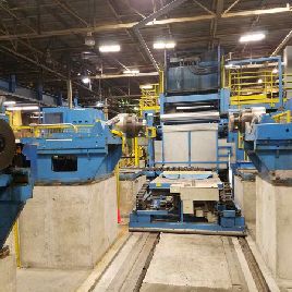 Ligne de refendage de jauge légère, vitesse de 70 x 7 Kampfhi, 40000 lb.