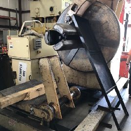 10000 lb. ASL #1000, 36" wide, uncoiler w/ coil car, holddown, hydraulic expansion, #10772