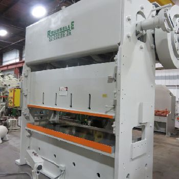 200 Ton,Rousselle#200SS, SSDC press,4" stroke,17 SH,96 x 36 bed,16 windows,80 SPM V/S,air clutch &amp; brake,1972,#13543J