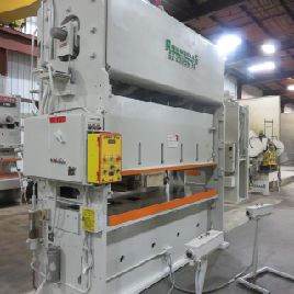 200 Ton,Rousselle#200SS, SSDC press,4" stroke,17 SH,96 x 36 bed,16 windows,80 SPM V/S,air clutch &amp; brake,1972,#13543J