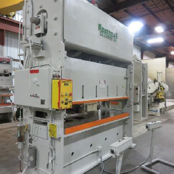 200 Ton,Rousselle#200SS, SSDC press,4" stroke,17 SH,96 x 36 bed,16 windows,80 SPM V/S,air clutch &amp; brake,1972,#13543J