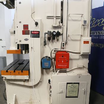 100 Ton,Aida#PP-XGO-100SU(I), 6.6" str,2.9 adj., hydraulic punch press, one shot lube, #A5325