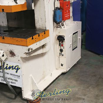 100 Ton,Aida#PP-XGO-100SU(I), 6.6" str,2.9 adj., hydraulic punch press, one shot lube, #A5325
