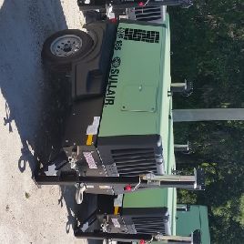 185 cfm, 100 psi, moteur Sullair, Cat 2.2 T4F, réservoir de carburant de 20 gallons, neuf